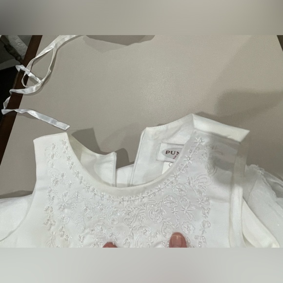 Baptism/Christening Dress with Bonnet - Picture 9 of 10